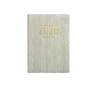 A7 Pocket Diary 2026, Diary 2026, Pocket Notebook and Planner, Organiser with Travel Journal, Daily Weekly Monthly Planning, for School, Office, Home, Student Gift Ideas (Beige)