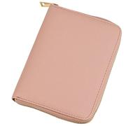 A7 Portable Budget Binder with Zipper, PU Leather Cash Envelope Wallet with Refillable Inserts, Compact Money Organizer for Cash Savings, Travel & Personal Finance