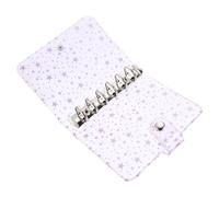 A7 Purple Loose-Leaf Notebook Cover PVC Protective Binder