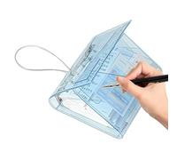 A7 Refillable Journal - Messy Diary Stress Planner Small Compact Aesthetic Planner 6 Ring Binder Mechanism + Storage Bag, Waterproof Organizer | Office Travel