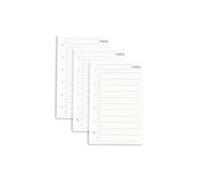 A7 To Do List Refill Paper 3 Pack Binder Inserts 6-Hole Punched Filler Paper Planner Refills, 135 Sheets/270 Pages Refillable Planner Binder Paper for A7 Planner Inserts (A7, To Do List)