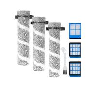 A74G Roller Brush And Vacuum Filters Replacement Kit,Compatible With Bissell 3930F Crosswave Omniforce Edge, Essential Parts For Cordless Wet Dry Vacuum Cleaner