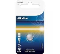 A76/01B Alkaline Button Cell Single Unit Ideal for Compact Devices Perfect for Gadgets that Need Efficient and Durable Power in a Small Size