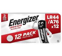A76 LR44 1.5V Lithium Button Cell Batteries, 12 Pack - E303693200 ENERGIZER