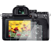 A7iii Screen Protector Glass for Sony A7C ZV1 FX3 A7RIII A7R4 a7iii a7ii, Tempered Glass Screen Protective Films (3 Pack)