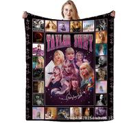 (A8, 150X200cm) Taylor Swift Blanket Singer Mouldy Flannel Sofa Blanket
