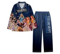 (A8, M) Taylor Swift Christmas Pajamas Set Women 1989 Shirts And Pants Pjs Sets