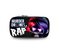 (A8) Murder Drone Backpack Murder Drone J N V UZI Back Pack Back Bag Pencil Case Pencilcase Pencil Box Mochila