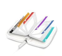 A8 Waterproof Pill Pouch Set, 7/14 Color-Coded Zipper Pouches, Reusable 7 to 14 Days Pill Organizer, Crush-Resistant Shell Medicine Storage for Vitamins & Supplements