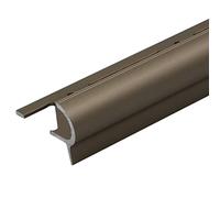 A80 29mm x 17mm x 10mm Aluminium Stair Nosing Edge Trim Step Edging for Tiles - Champagne, 1.0m