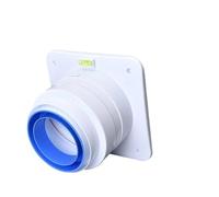 A84X-Anti Odor Control Air Outlet Kitchen Range Hoods Check Valve 2PCS 80-100Mm Pipe Double-Ended Kitchen Ventilation Parts