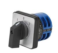 A88E-2X Changeover Selector Switch 3 Positions 8 Terminals Universal Rotary Cam Selector Latching Switches 32A
