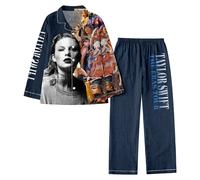 (A9, S) Taylor Swift Christmas Pajamas Set Women 1989 Shirts And Pants Pjs Sets