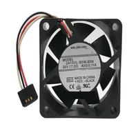 A90l-0001-0581 2410vl-s5w-b59 24V 0.11A Three-Wire Waterproof Fan | 24V 0.11A 6025 Three-Wire Waterproof Cooling Fan with Plug, Quiet and Durable for Industrial Equipment
