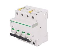 A9F05463 Overcurrent switch 400VAC lNominal: 63A Poles: 4 for DIN rail...