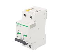 A9F06210 Overcurrent switch 400VAC lRominal: 10A pole: 2 for DIN rail SCHNEID...