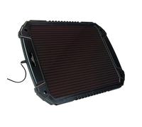 AA 12 V Car Solar Battery Trickle Charger, AA1432 - for Vehicles and Caravans - Battery Connectors Included, Solar 4.8W, Black