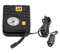 AA 12V Car Tyre Air Compressor Inflator with LED Light & Pressure Gauge, Fast Inflation, Cigarette Lighter Socket Powered