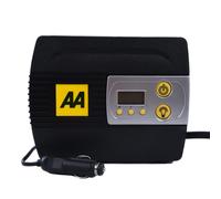 AA 12V Digital Tyre Inflator AA5502 ? For Cars Other Vehicles Inflatables Bicycles - Shows PSI BAR KPA 3-100 PSI ? Includes Adaptors, Black