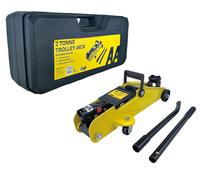AA 2 TONNE TROLLEY JACK AA3282 Lifting Range - For Cars/Vehicles - TUV/GS Approved - Includes Case/Instructions,black yellow,-135mm to 330mm