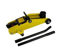 AA 2 TONNE TROLLEY JACK AA3282 Lifting Range - For Cars/Vehicles - TUV/GS Approved - Includes Case/Instructions,black yellow,-135mm to 330mm