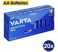 (AA 20 Pack) Varta AA Alkaline Batteries AAA Alikaline Batteries 1.5V Long Life Power Cells