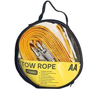 AA 2T 3.5 m Tow Rope AA6189 - Yellow Strap-Style Towing Belt for Car Breakdowns Other Vehicles up to 2 Tonnes