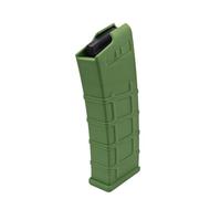 AA AAA Cell Battery Storage Case Holder Box, Magazine Shape Battery Case for Batteries and Rechargeable Batteries, Store Up to 24 AAA Batteries 12 AA Batteries (AAA green)