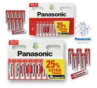 AA AAA PANASONIC Batteries Industrial Carbon Zinc LR6 LR03 EXPIRY 11/2027