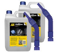 Aa Adblue Diesel Exhaust Fluid Additive, 2 X 5 Litres, Easy Pour Spout