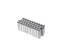 AA Alkaline Batteries, Industrial Double A, 5-Year Shelf Life, 40-Pack