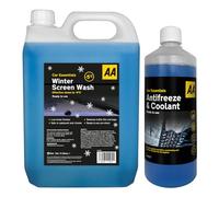 AA Antifreeze and Coolant 1 Litre Effective down to -36°C with 5 Litre Wintre Screenwash Effective down to -5°C