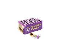AA Batteries Pack of 40-1.5V / Mignon / LR06 / MN1500/ AM3 by GP Batteries AA Extra Alkaline Batteries ideal for: Toys/Controllers/Torch/Mouse