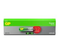 AA Batteries - Set of 12 | GP Super | AA Alkaline 1.5 V / LR06 Batteries - Long Life