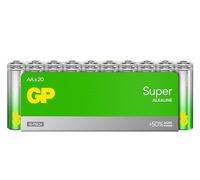 AA Batteries - Set of 20 | GP Super | AA Alkaline 1.5 V / LR06 Batteries - Long Life