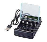 AA Battery Charger | Smart Home Battery Charger AA Battery Charger | Individual Battery Pack Charger for Batteries