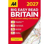 AA Big Easy Read Atlas Britain 2027 Spiral Bound