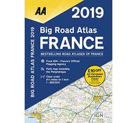 AA Big Road Atlas France 2019