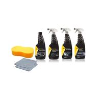 AA Car cleaning kit 4 x 750ml with Jumbo sponge and 2 x microfibres