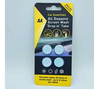 AA Car Essentials All Seasons Screen Wash Drop in Tabs 4 Pack