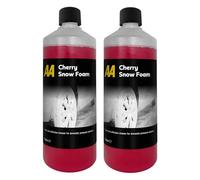 AA Car Essentials Snow Foam 2 x 1 Litre Concentrate, Cherry Fragrance