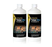 AA Car Essentials Toilet Blue Fluid 2 x 1 Litre Toilet Cleaner for Caravan and Motorhome, Formaldehyde Free