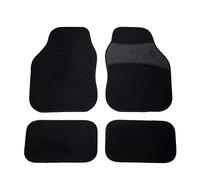 AA Car Mats - Grey Carpet, Anti-Slip Backing, Heel Pad, Universal Fit, Embroidered AA Logo - Set of 4