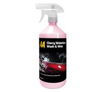 AA Cherry Waterless Wash & Wax 1 Litre, Quick Cleaning Without Water, Spray, Wipe & Buff