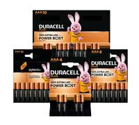 DURACELL Plus AA Batteries (8 Pack) - Alkaline Batteries 1.5V - Up to 150% Extra Life with POWER BOOST Actives- Reliability For Everyday Devices - 0% Plastic Packaging - 10-Year Storage - MN1500