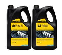 AA Engine Oil SAE 5W-30 Supreme PLUS FE, 2 x 5 Litre, Fully Synthetic for Petrol and Diesel Engines, API SP