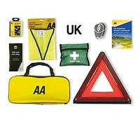 AA Euro Travel Kit AA6318 for Driving in Europe Zipped Storage Bag UK Identifier
