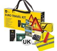 Aa European Travel Kit Car Driving Emergency Warning Triangle Legal Eu Abroad