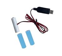 AA Fake Battery Eliminator 5V to 4.5V 1.2A Converter with 3.3ft Cable for Christmas Lights, Fans, Lamps, Toys, Continuous USB Power Supply