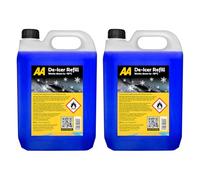 AA Fast Acting Deicer, 2 x 5 Litre, Refill, for Doors, Windows and Locks, Effective to -10°C